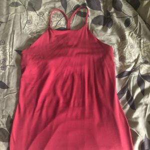 Lululemon high neck line built in bra tank